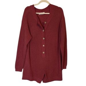 Free People Beach Beau Sweater Romper Size S